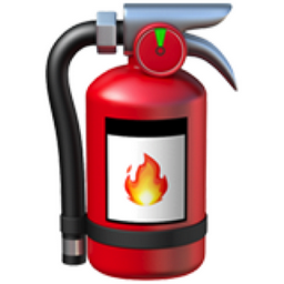 Порошковый огнетушитель вектор