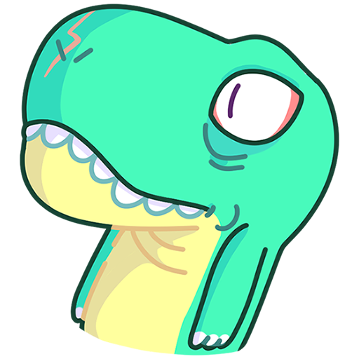 Тираннозавр Дино Стикеры ВК