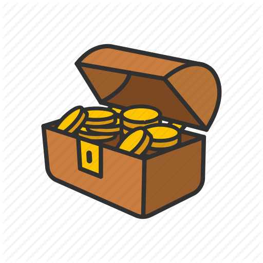 Значок сундука с сокровищами