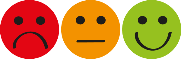 Позитивный и негативный смайлик