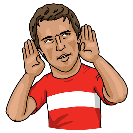 Стикер футболист