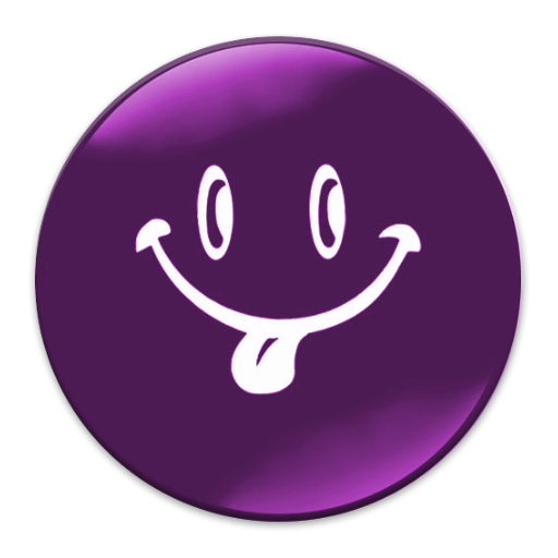 Фиолетовый смайлик