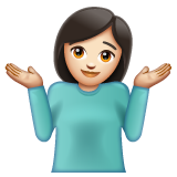 Человек пожимает плечами смайлик