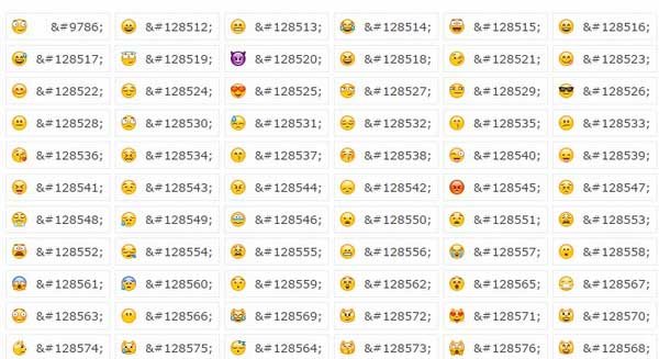 Коды смайлов ВКОНТАКТЕ