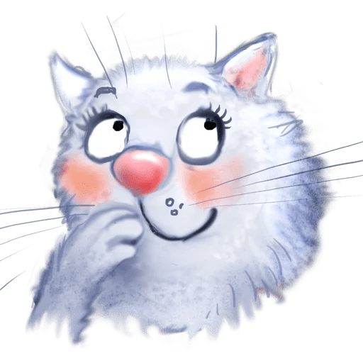 Синие коты Стикеры