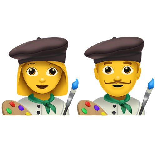 Эмодзи художник