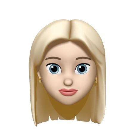 ЭМОДЖИ девочка блондинка