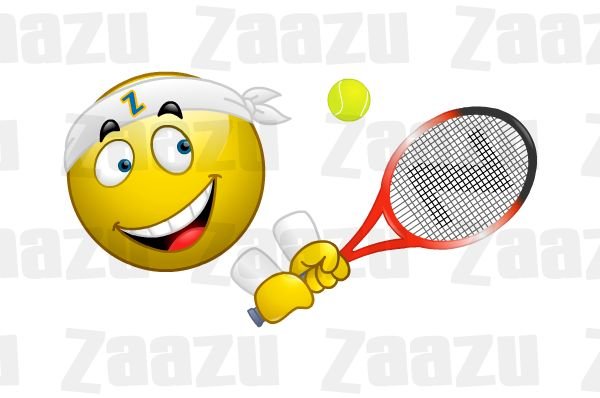 Смайлики с теннисом