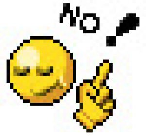 Смайлик нет-нет