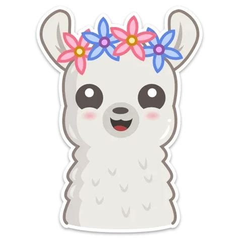 Стикеры наклейки ламы