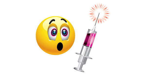 Смайлик со шприцом