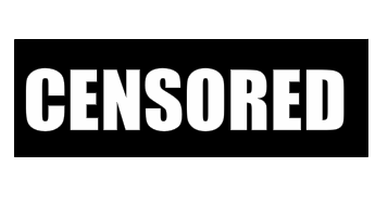 Надпись censored