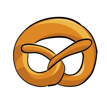 Крендель с глазами