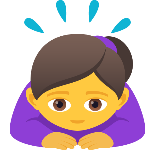 Эмодзи кланяться