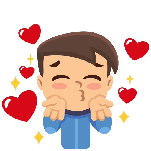 Смайлик поцелуй