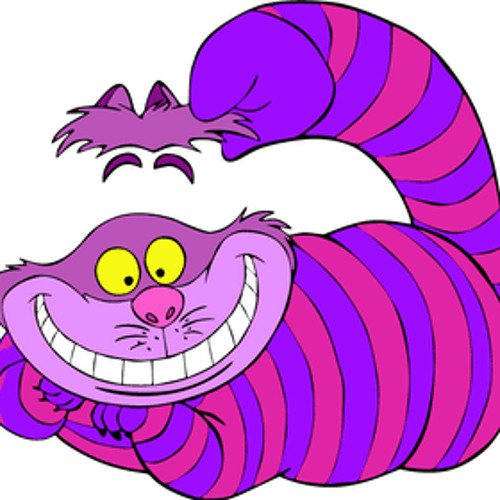 Чеширский кот стикер