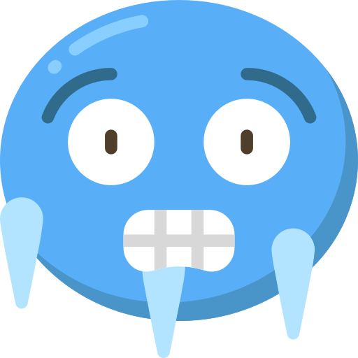 Эмодзи холодно