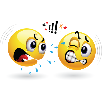 Смайлик драка