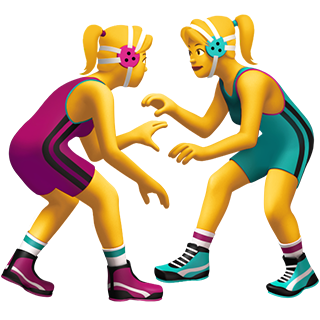 Эмодзи борцы