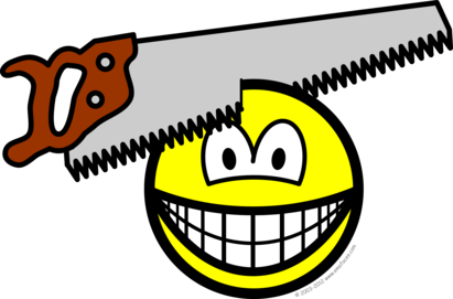 Смайлик с бензопилой