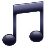 Emoji iphone Нота