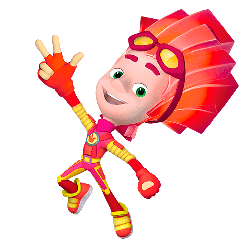 Фиксики Файер красный