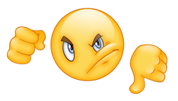 Смайлик дизлайк