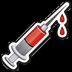 Смайлик со шприцом