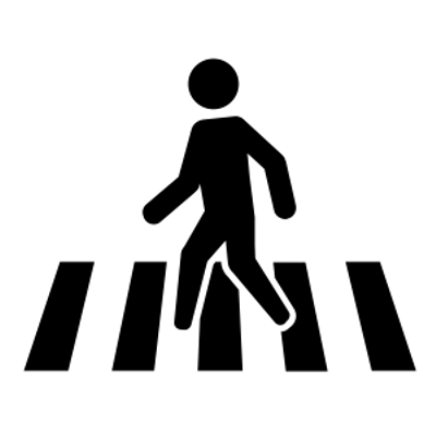 Пешеходный переход иконка