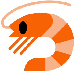 Креветка мультяшная