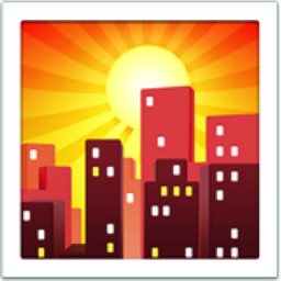 Эмодзи закат