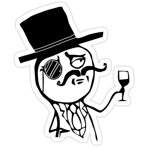 Мем с моноклем