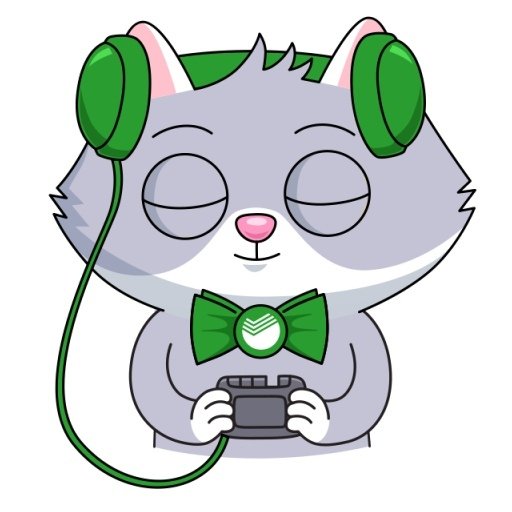 Стикеры ВК СБЕРКОТ И Куся