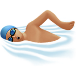 Эмодзи пловец