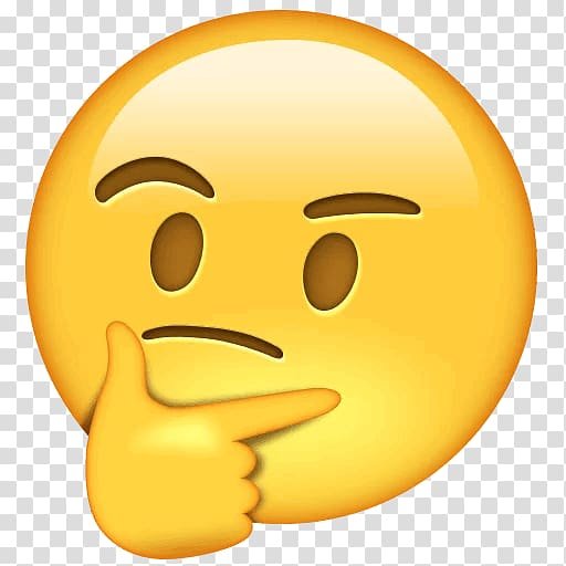 Эмодзи Думающий смайлик