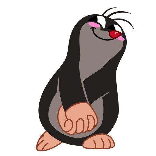 Стикеры Кротик телеграмм