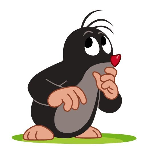 Крот из мультика