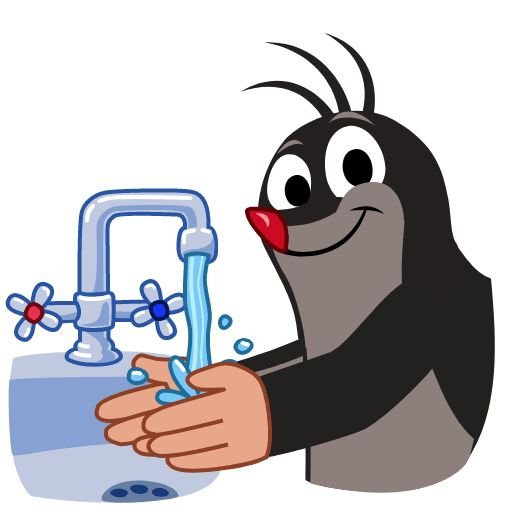 Стикер Крот Krtek