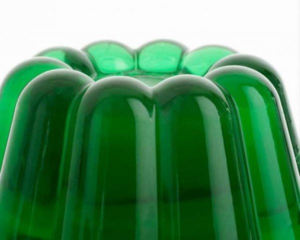 Желе зеленого цвета