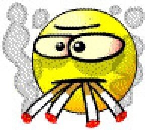 Курящий смайлик