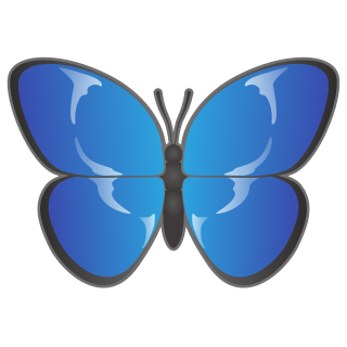 Бабочка ЭМОДЖИ