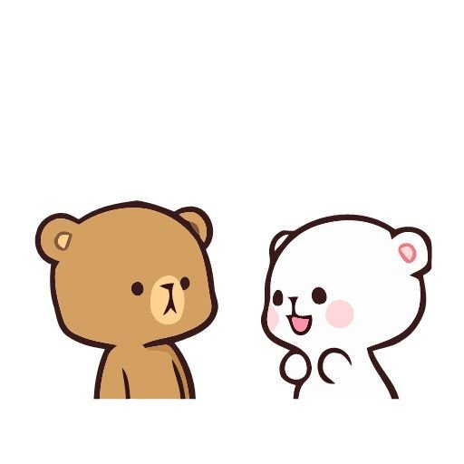 Milk Mocha Bear Стикеры