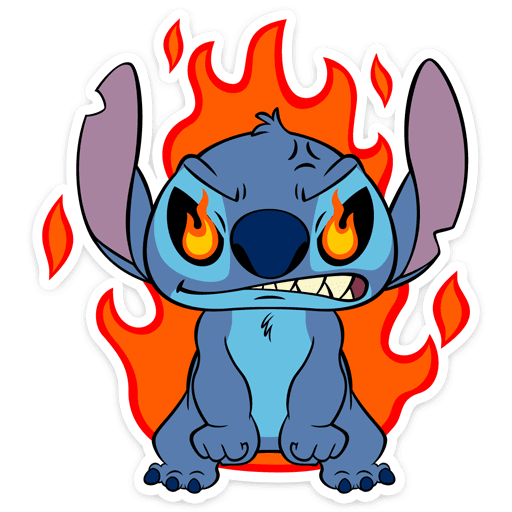 Стикеры Лило и Стич в ВК