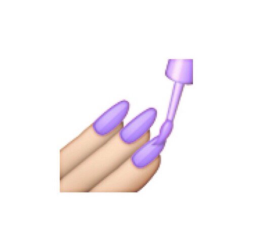 Эмодзи маникюр