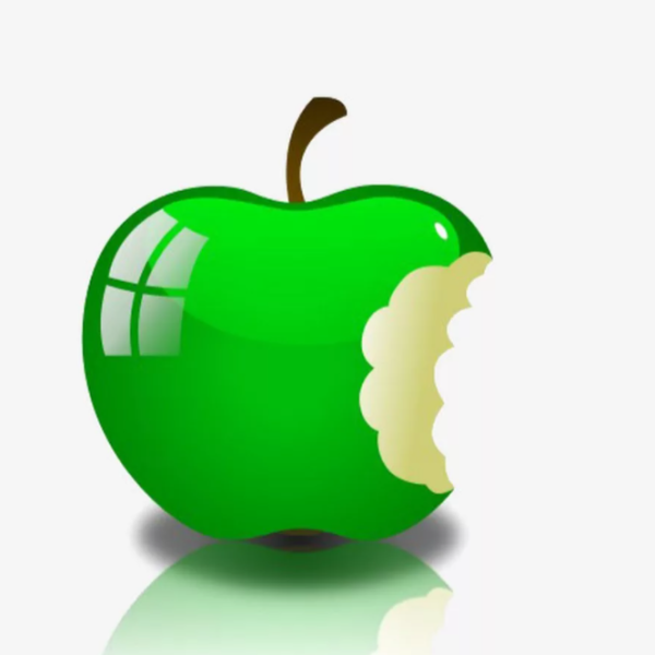 Укушенное яблоко