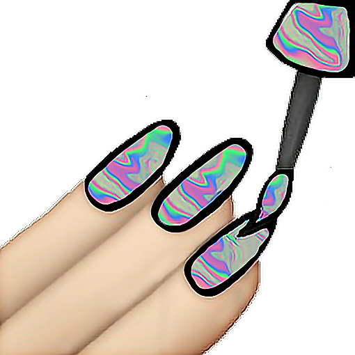 Анимационные Стикеры для маникюра