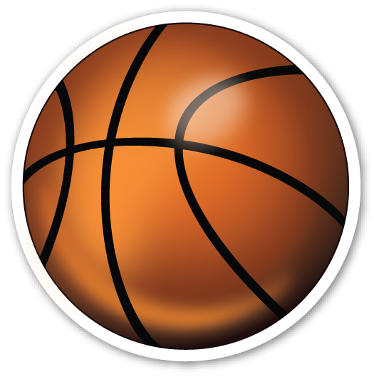 Эмодзи мяч баскетбол