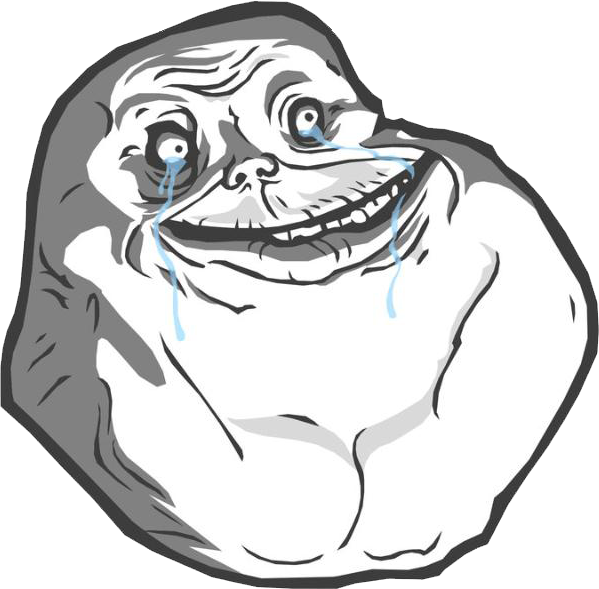 Forever Alone Стикеры