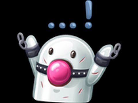 Кляп на белом фоне