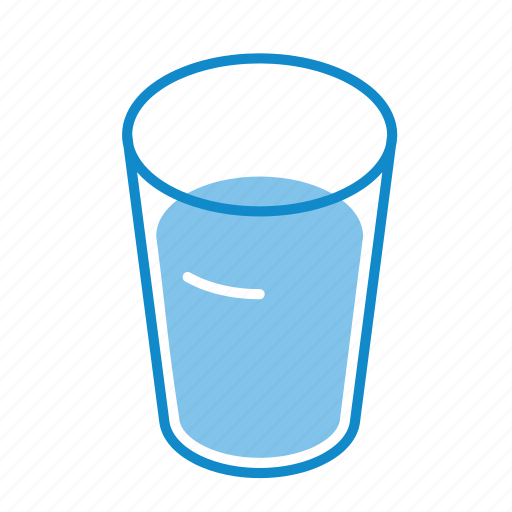 Значок стакан воды